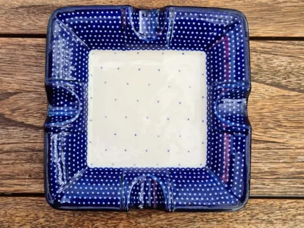 Maxi Aschenbecher, 17,5x17,5x3,5 cm, Unikat 18, BSN 14883^Bunzlauer Keramik Outlet