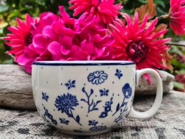 Maxi Tasse, max. 375 ml, Flower Festival^Bunzlauer Keramik Outlet
