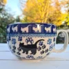 Maxi Tasse, max. 375 ml, Katze, BSN A-0113^Bunzlauer Keramik New
