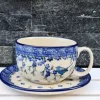 Maxi Tasse mit Unterteller, 375 ml, Vogel Ivy^Bunzlauer Keramik Sale
