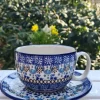 Maxi Tasse mit Unterteller, 375 ml, Seville^Bunzlauer Keramik Outlet