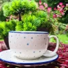 Maxi Tasse mit Unterteller, 375 ml, Little Gem^Bunzlauer Keramik Online