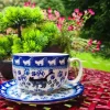 Maxi Tasse mit Unterteller, 375 ml, Katze, BSN A-0733^Bunzlauer Keramik Hot