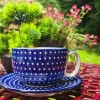Maxi Tasse mit Unterteller, 375 ml, Unikat 22, BSN m-1055^Bunzlauer Keramik Sale