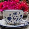 Maxi Tasse mit Unterteller, 375 ml, Flower Festival^Bunzlauer Keramik Sale