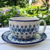 Maxi Tasse mit Unterteller, 375 ml, Autumn Breeze^Bunzlauer Keramik Hot