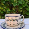 Maxi Tasse mit Unterteller, 375 ml, Tradition 38^Bunzlauer Keramik Best
