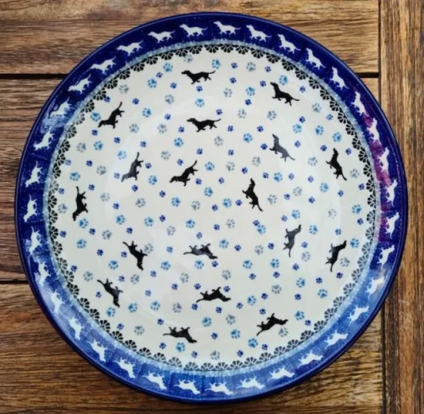 Mittagsteller, Ø 25,5 cm, Dackel^Bunzlauer Keramik Clearance