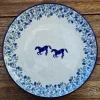 Mittagsteller, Ø 25,5 cm, Horse^Bunzlauer Keramik Online