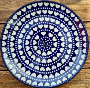 Mittagsteller, Ø 25,5 cm, Ich Dich auch, BSN s-212^Bunzlauer Keramik Fashion