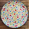 Mittagsteller, Ø 25,5 cm, Liebe^Bunzlauer Keramik Hot