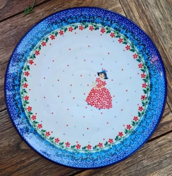 Mittagsteller, Ø 25,5 cm, Prinzessin^Bunzlauer Keramik New