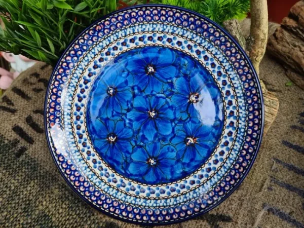 Mittagsteller, Ø 25,5 cm, Unikat 4, cerámica de polonia - BSN 1360^Bunzlauer Keramik Best
