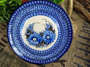 Mittagsteller, Ø 25,5 cm, Unikat 2, BSN 1660^Bunzlauer Keramik Online