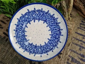 Mittagsteller, Ø 25,5 cm, Unikat 10^Bunzlauer Keramik Hot