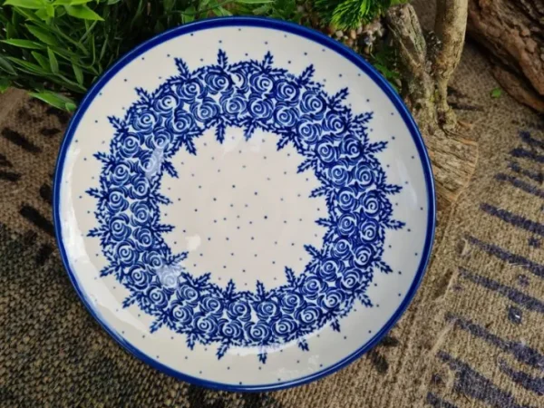 Mittagsteller, Ø 25,5 cm, Unikat 10^Bunzlauer Keramik Hot