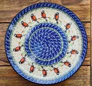 Mittagsteller, Ø 25,5 cm, Vogel^Bunzlauer Keramik Sale