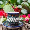 Mocca- / Espressotasse mit Unterteller, 70-80 ml, Tradition 1, BSN 4046^Bunzlauer Keramik Clearance