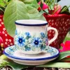 Mocca- / Espressotasse mit Unterteller, 70-80 ml, Tradition 7 - BSN 4053^Bunzlauer Keramik New