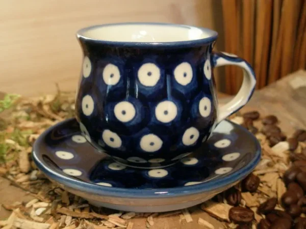 Mocca- / Espressotasse mit Unterteller, 70-80 ml, Tradition 5, BSN 4051^Bunzlauer Keramik Best