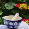 Mörser mit Schlegel, Ø 8,5 cm, 4 cm hoch, Tradition 10 BSN 2011^Bunzlauer Keramik Online