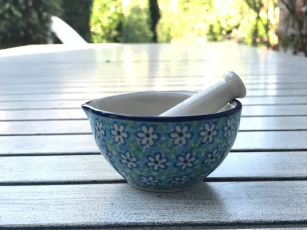Mörser mit Schlegel, Ø8,5cm,4cm, Smile^Bunzlauer Keramik Outlet