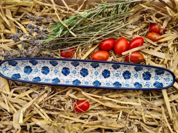 Olivenschale, 31 x 5 cm, Höhe 2,5 cm, Tradition 34, BSN J-230^Bunzlauer Keramik Sale