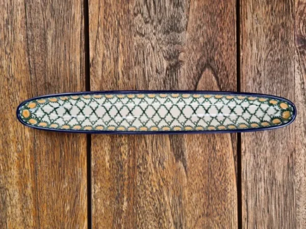 Olivenschale, 25,5 x 4 cm, Höhe 2,5 cm, Unikat 1 - BSN 20429^Bunzlauer Keramik Fashion