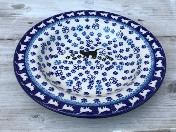 Pastateller, Ø 23,5 cm, Katze, BSN A-0016^Bunzlauer Keramik Clearance