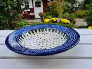 Pastateller / Mittagsteller, tief, Ø 23,5 cm, Unikat 57- BSN 10294^Bunzlauer Keramik Fashion