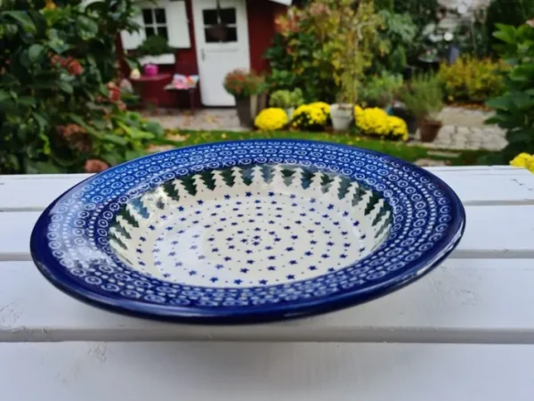 Pastateller / Mittagsteller, tief, Ø 23,5 cm, Unikat 57- BSN 10294^Bunzlauer Keramik Fashion