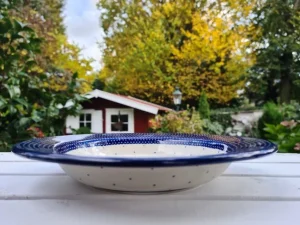 Pastateller / Mittagsteller, tief, Ø 23,5 cm, Unikat 18 - BSN 10292^Bunzlauer Keramik Discount