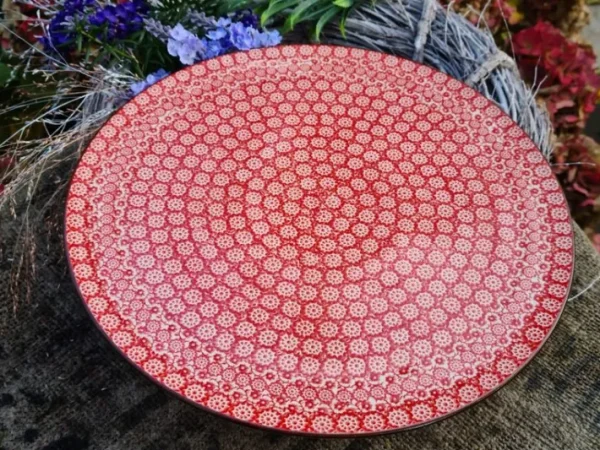 Pizzateller, Ø 33 cm, Dekor 2691V^Bunzlauer Keramik Fashion