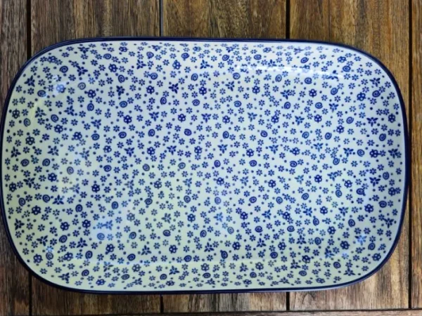 Platte / Schale, 41 x 26,5 cm, Tradition 12^Bunzlauer Keramik Online