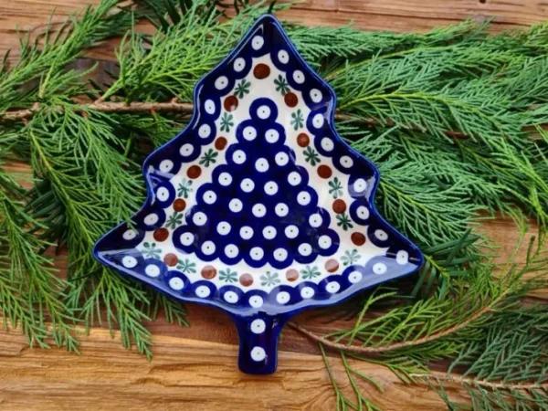 Platte / Schale in Tannenbaumform, 20 x 20 cm, Tradition 6 - BSN 20065^Bunzlauer Keramik Clearance