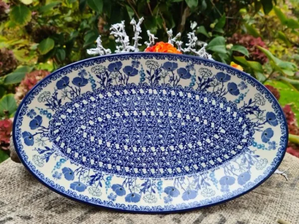 Platte, 35 x 21 cm, Garden of Joy^Bunzlauer Keramik Clearance