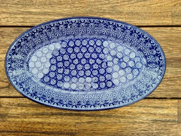 Platte, 29 x 18 cm, Lace^Bunzlauer Keramik Discount