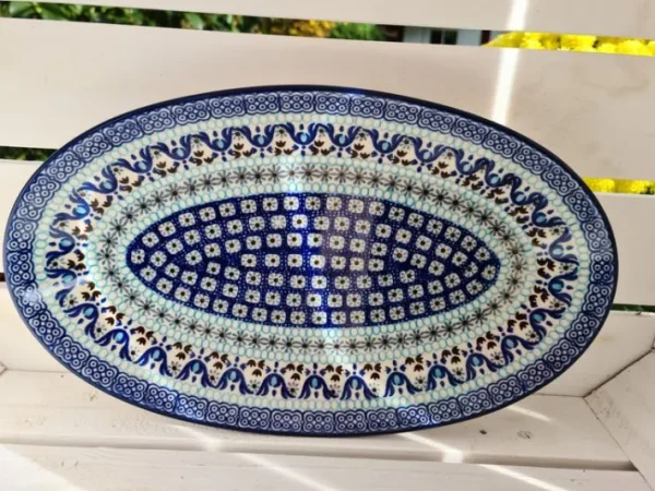 Platte, 35 x 21 cm, Marrakesch, BSN A-0587^Bunzlauer Keramik Clearance
