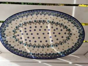 Platte, 35 x 21 cm, Royal Blue, BSN A-0690^Bunzlauer Keramik Clearance