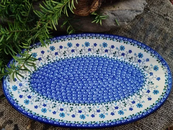 Platte, 35 x 21 cm, Spring Hill^Bunzlauer Keramik Online