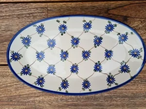 Platte, 35,5 x 21 cm, Tradition 8, Porzellangeschirr günstig - BSN 6455^Bunzlauer Keramik New