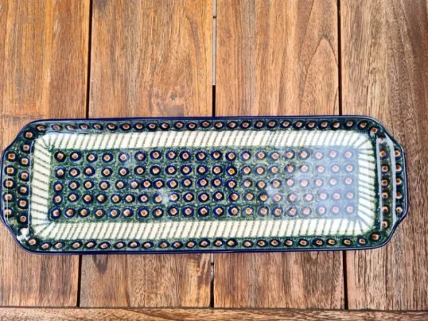 Platte, 41,5 x 14,5 cm, Tradition 1 - BSN 0280^Bunzlauer Keramik Best