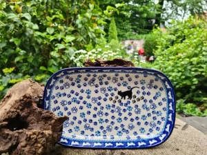 Platte, 26 x 16 x 3 cm, 900 ml, Katze, BSN A-0127^Bunzlauer Keramik Fashion