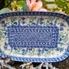 Platte, 26 x 16 x 3 cm, Floral Party^Bunzlauer Keramik Discount