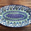 Platte, oval, 29,5 x 18 cm, Forget me not, BSN A-1452^Bunzlauer Keramik Online