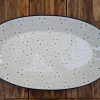 Platte, oval, 45,5 x 27 cm, Little gem^Bunzlauer Keramik Online