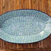 Platte, oval, 45,5 x 27 cm, Smile^Bunzlauer Keramik Outlet