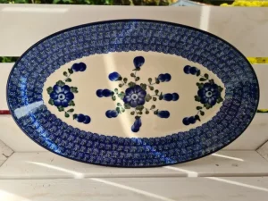 Platte, oval, 35,5 x 21 cm, Tradition 9, BSN 6454^Bunzlauer Keramik Best