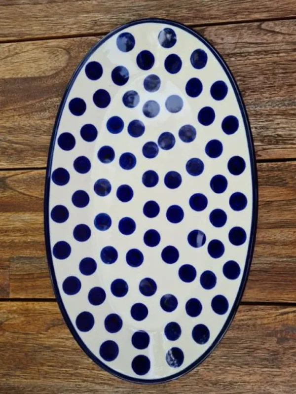 Platte, oval, 35,5 x 21 cm, Tradition 28, BSN 60824^Bunzlauer Keramik Fashion