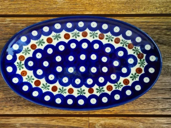Platte, oval, 21 x 13 cm, Tradition 6 - BSN 1004^Bunzlauer Keramik Fashion